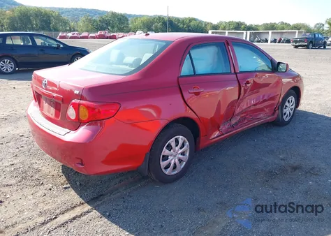 2010 Toyota Corolla Le z USA, uszkodzony, nr VIN 2T1BU4EE4AC519701